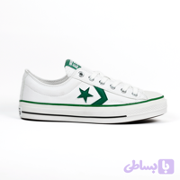 کفش کانورس سفید سبز | Converse