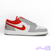 کفش نایک جردن وان سفید طوسی قرمز |nike jordan1