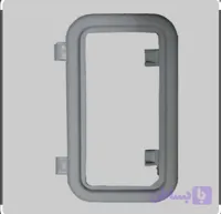 قاب دور چراغ سقف 206