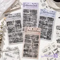 پک 6ورقی استیکر سری رقص پروانه