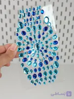 نگین چسبی الماسی اشک و مربع و بیضی وقلب