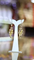 گوشواره آویز طرح لوزی