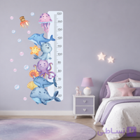 برچسب دیواری اندازه گیری قد - کد W165