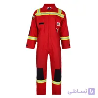 لباس کار یکسره امداد و نجات قرمز کتان مکسون