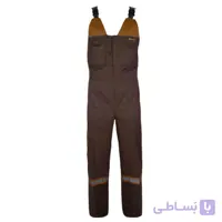 لباس کار دوبنده مکسون مدل رایکا (شکلاتی-خردلی)