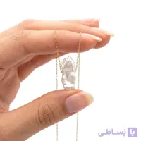 گردنبند طلا مروارید اورگانیک باروک