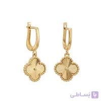 گوشواره طلا کلیپسی تراش ونکلیف کلاسیک