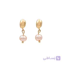 گوشواره طلا باروک ناریتا مروارید صورتی