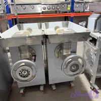 چرخ گوشت صنعتی استیل نگیر ۲ اسب بخار رضایی
