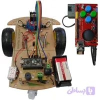 کیت سرگرمی آموزشی ماشین کنترلی ربات دوچرخ مهندسیکا(02) مدل ROBOT_Arduino_NRF