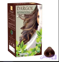 رنگ مو گیاهی دارگل قهوه ای تیره و مشکی 120 میل