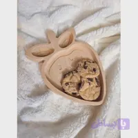 ظرف چوبی توت فرنگی چوب راش طول 15 سانتیمتر