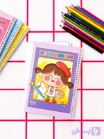 دفتر نقاشی فانتزی 40 برگ پیتیکو (کد LK091)