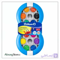 آبرنگ 24 رنگ پلیکان Pelikan مدل Space+ با پالت و تیوپ سفید