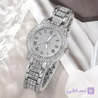 ساعت مچی زنانه فول نگین جینوا دستبندی خاص