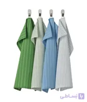 پک 4 عددی دستمال آشپزخانه راه راه IKEA RINNIG