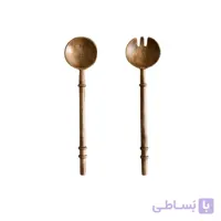 قاشق و چنگال چوبی دسته بلند زاراهوم zara home