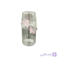 پارچ و لیوان پیرکس طرح پروانه