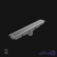 کفشور خطی ست پلاست 40 سانت درب استیل