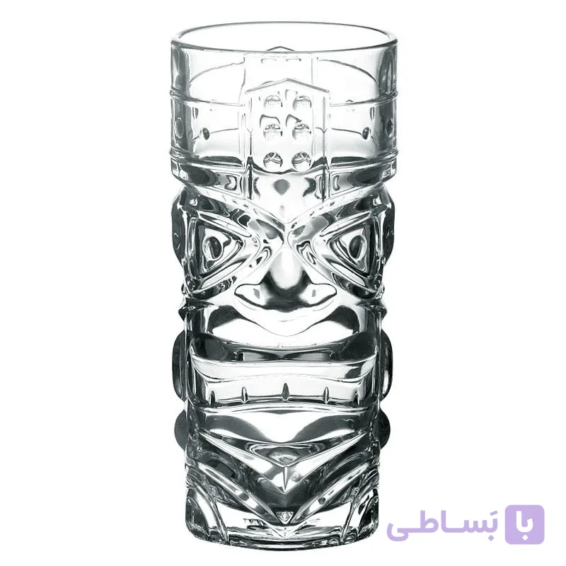 لیوان آلوا مدل تیکی شیشه‌ای