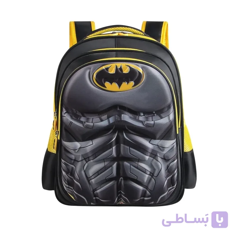 کوله پشتی مدرسه‌ای بچگانه با طرح شوالیه تاریکی بتمن مدل BAT-064