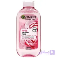 تونر گارنیر Garnier گل رز Rose آرامش بخش پوست خشک و حساس 200 میل