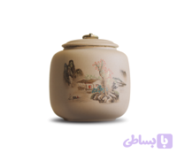 کنیسر چای سرامیکی دست ساز ژاپنی | ضد رطوبت – طرح مزرعه