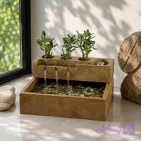 آبنما مربع سنگدانه کد AB_SQ1 گیاه یشم