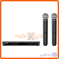 میکروفون بی سیم دو کانال طرح شور SHURE BLX288/SM58