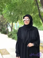عبا مشکی سرشانه ریش دار