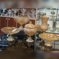 ست پذیرایی ساریا پلاس رنگ عسلی