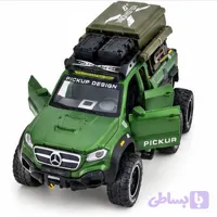 ماكت ماشين فلزي بنز شش چرخ 1:24X class‏ ‏سبز