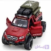 ماكت ماشين فلزي بنز شش چرخ 1:24X class‏ ‏قرمز