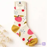 جوراب Moxiao طرح میوه و اشکال رنگی
