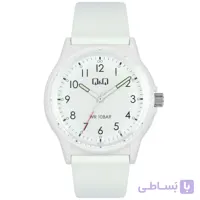ساعت مچی اورجینال کیواند کیوQ&Q سفید مدل V00A-001VY