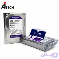 هارددیسک اینترنال وسترن دیجیتال مدل Purple WD80PURZ ظرفیت 8 ترابایت