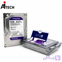 هارددیسک اینترنال وسترن دیجیتال مدل Purple WD100PURZ ظرفیت 10 ترابایت