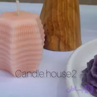 شمع شش ضلعی شیار دار