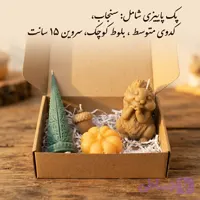 باکس شمع هدیه اقتصادی پاییزی4