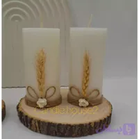 شمع گندم و گل