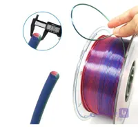 فیلامنت پرینتر سه بعدی یوسو مات دو رنگ Red Blue