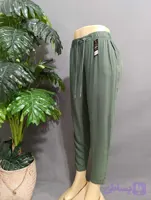شلوار نخی زنانه کد 12507