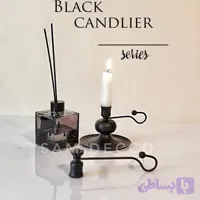 جاشمعی دسته پیچ مشکی استاتیک
