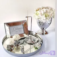 سینی آینه ای ، آبکاری درجه عالی کروم قطر ۳۵