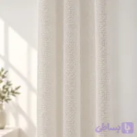 پارچه پرده‌ای حریر کتان مینیمال 27170