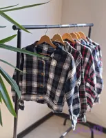 کت کوتاه کراپ چهارخونه مدل پانیذ