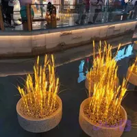 چراغ باغی خورشیدی خاص مدل گندم (چراغ باغی هوشمند)
