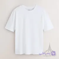 تیشرت بیسیک اورجینال نکست Next White Relaxed Fit Essential Crew Neck Cotton T-Shirt وارداتی سفید ریلکس فیت