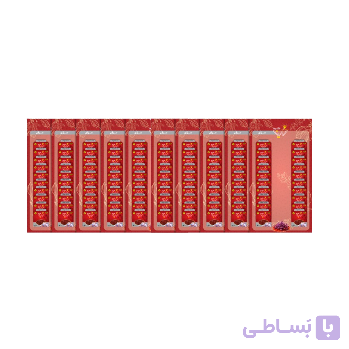 10 استند(200 پاکت) زعفران 1 گرم – سرگل