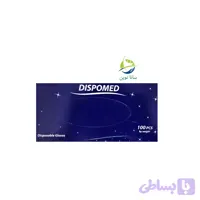 دستکش وینیل سایز لارج 100 عددی دیسپومد